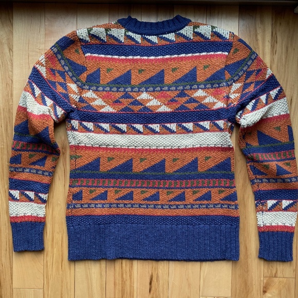 Signature Cotton Slub Sweater, Pattern NWOT‎ - Picture 5 of 7